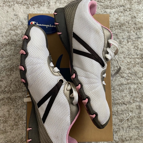 CHAMPION Tennis Shoes color Bronze size 8 1/2 in Excellent Condition - Picture 2 of 4